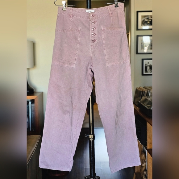 pistola Pants - Pistola Tammy High Rise Utility Trouser Lilac Shade
